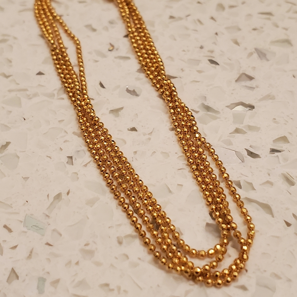 Stella  & Dot tiny ball chain 30" long
